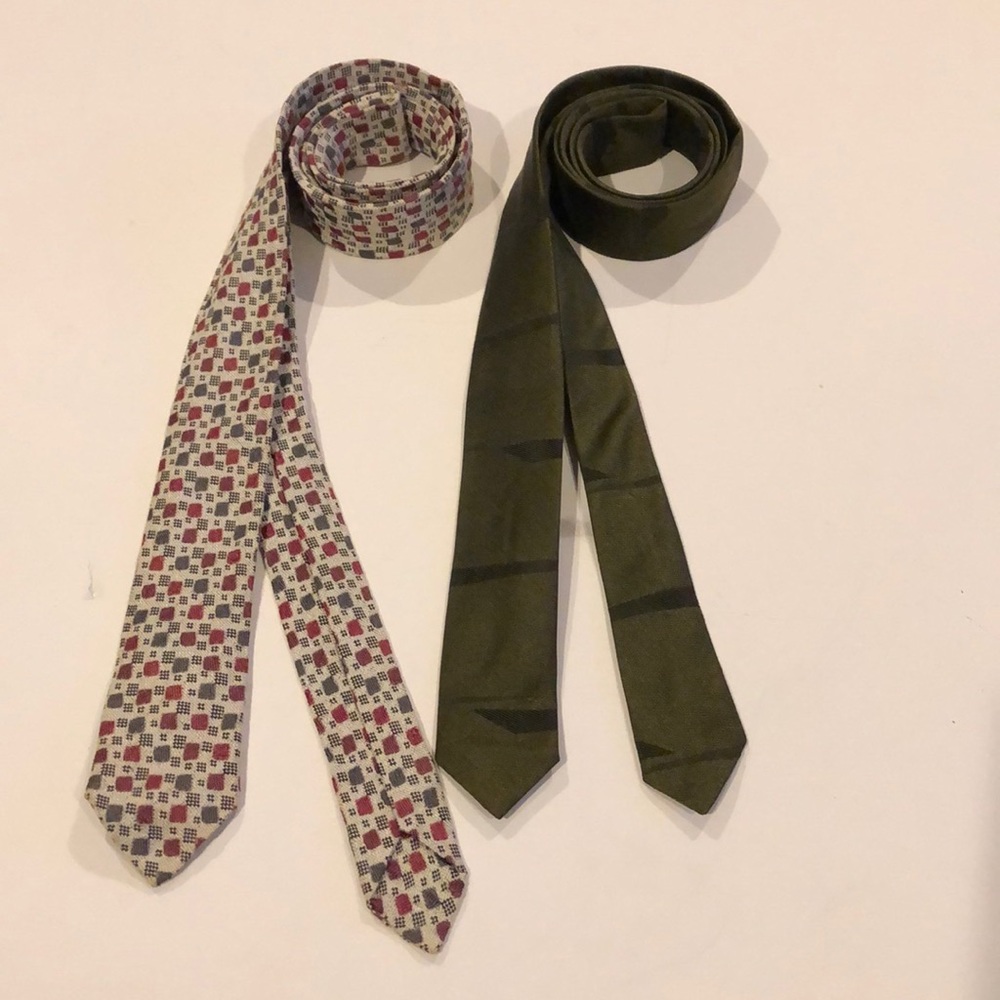 Vintage men’s skinny neck ties
